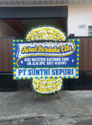 Papan Bunga Duka di Suryodiningratan